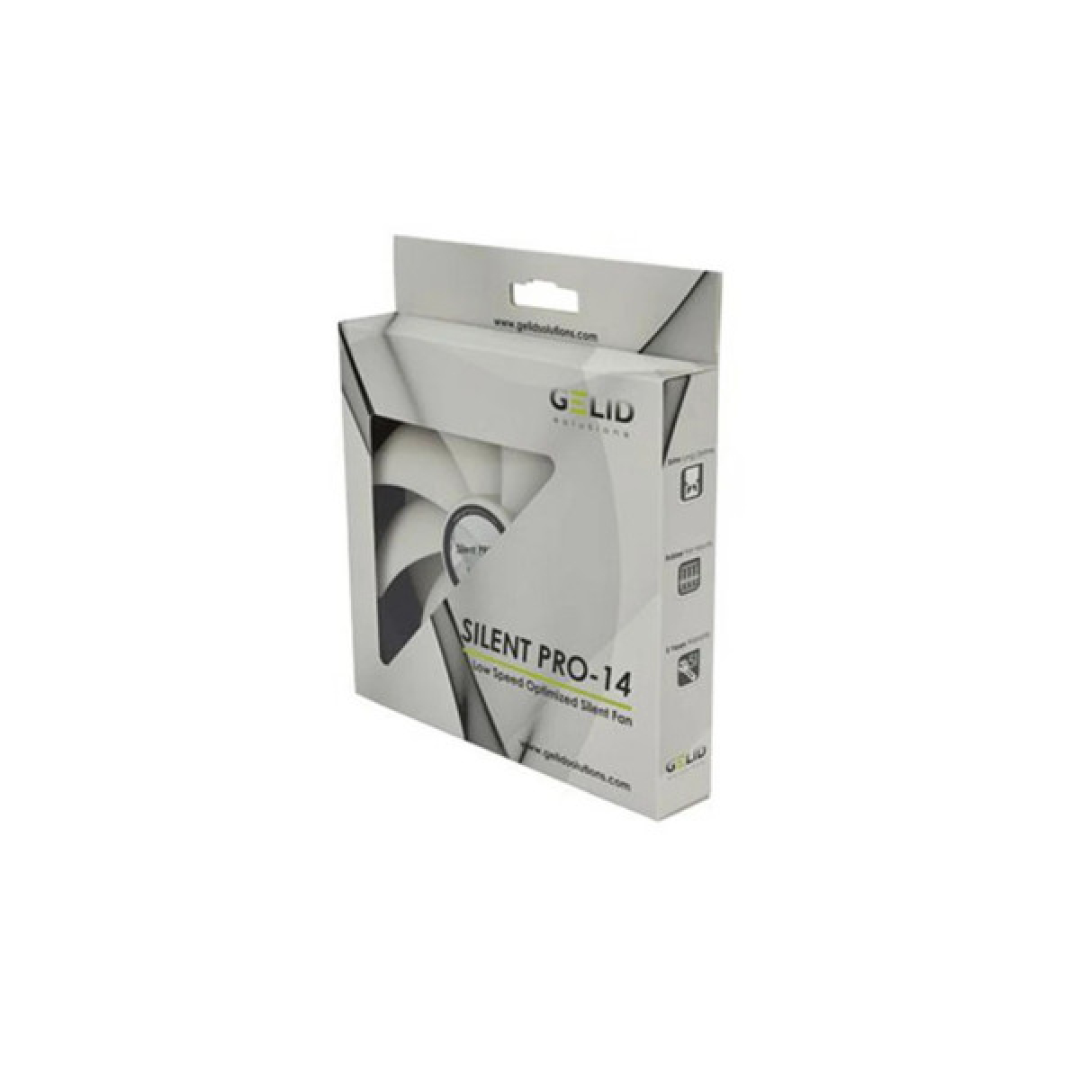 Кулер для корпуса Gelid Solutions Silent PRO 14 PWM 140 mm (FN-PX14-P-15) - Фото 3