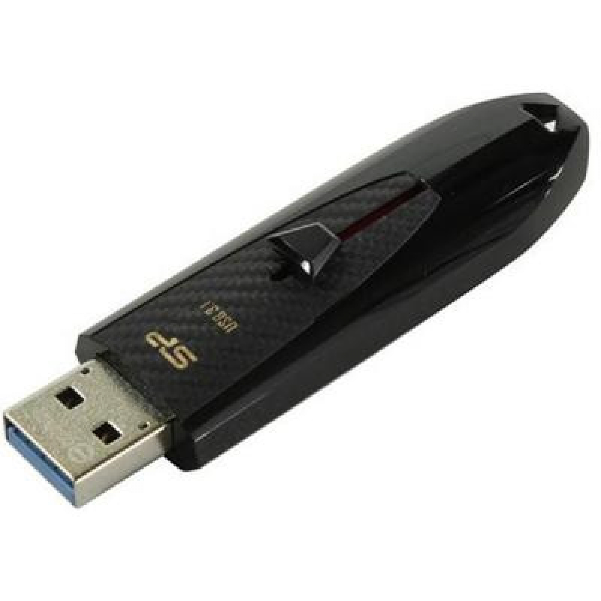 USB флеш накопичувач Silicon Power 64GB B25 Black USB 3.0 (SP064GBUF3B25V1K) - Фото 3