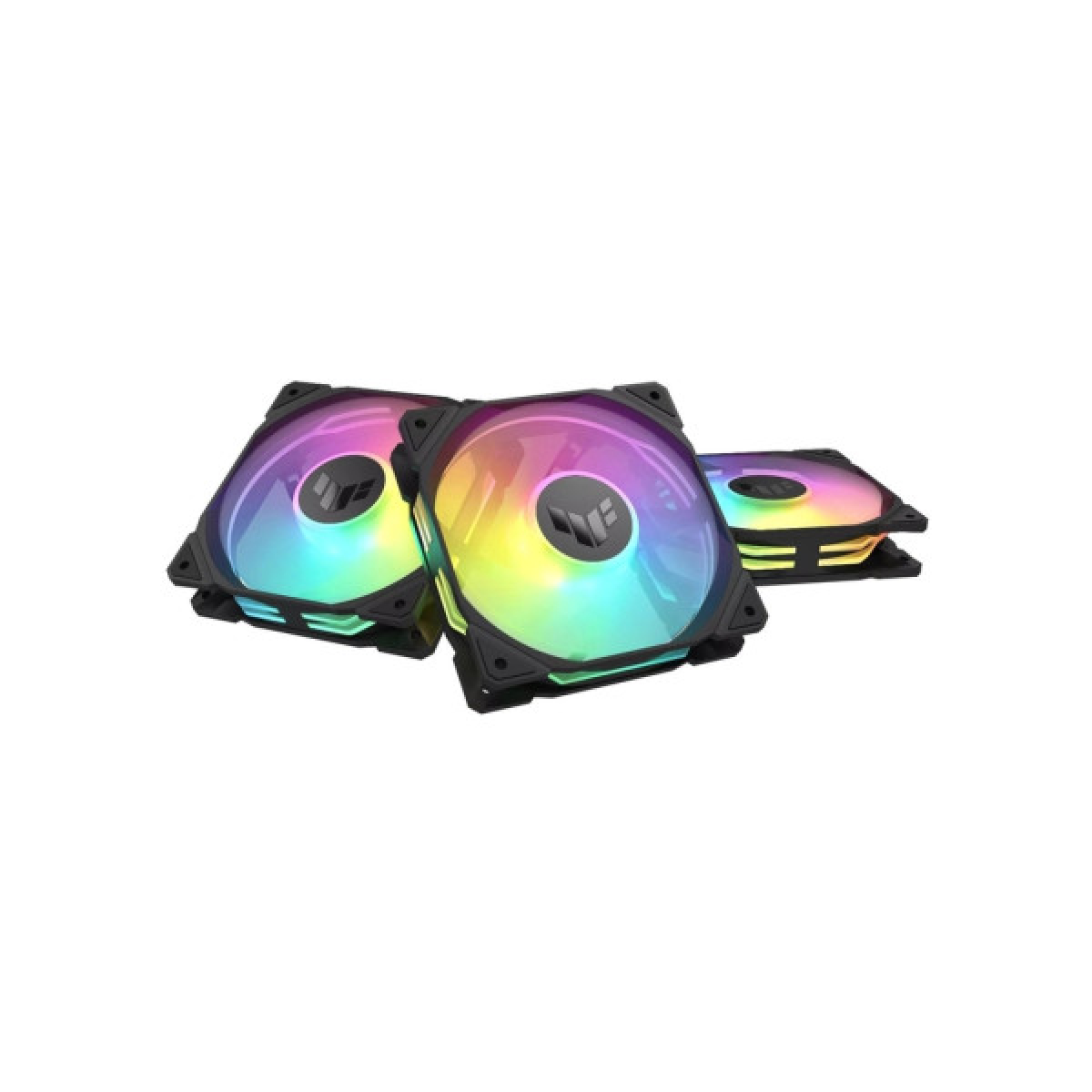 Кулер для корпуса ASUS TUF Gaming TR120 ARGB Reverse Triple Pack Black (90DA00D0-B09020) - Фото 1