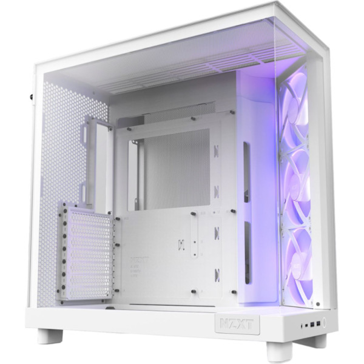 Корпус NZXT H6 Flow RGB All White (CC-H61FW-R1) - Фото 1
