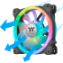 Кулер для корпуса ThermalTake SWAFAN 12 RGB Radiator Fan TT Premium Edition 3 Pack/Fan/12025 (CL-F137-PL12SW-A) - Фото 6