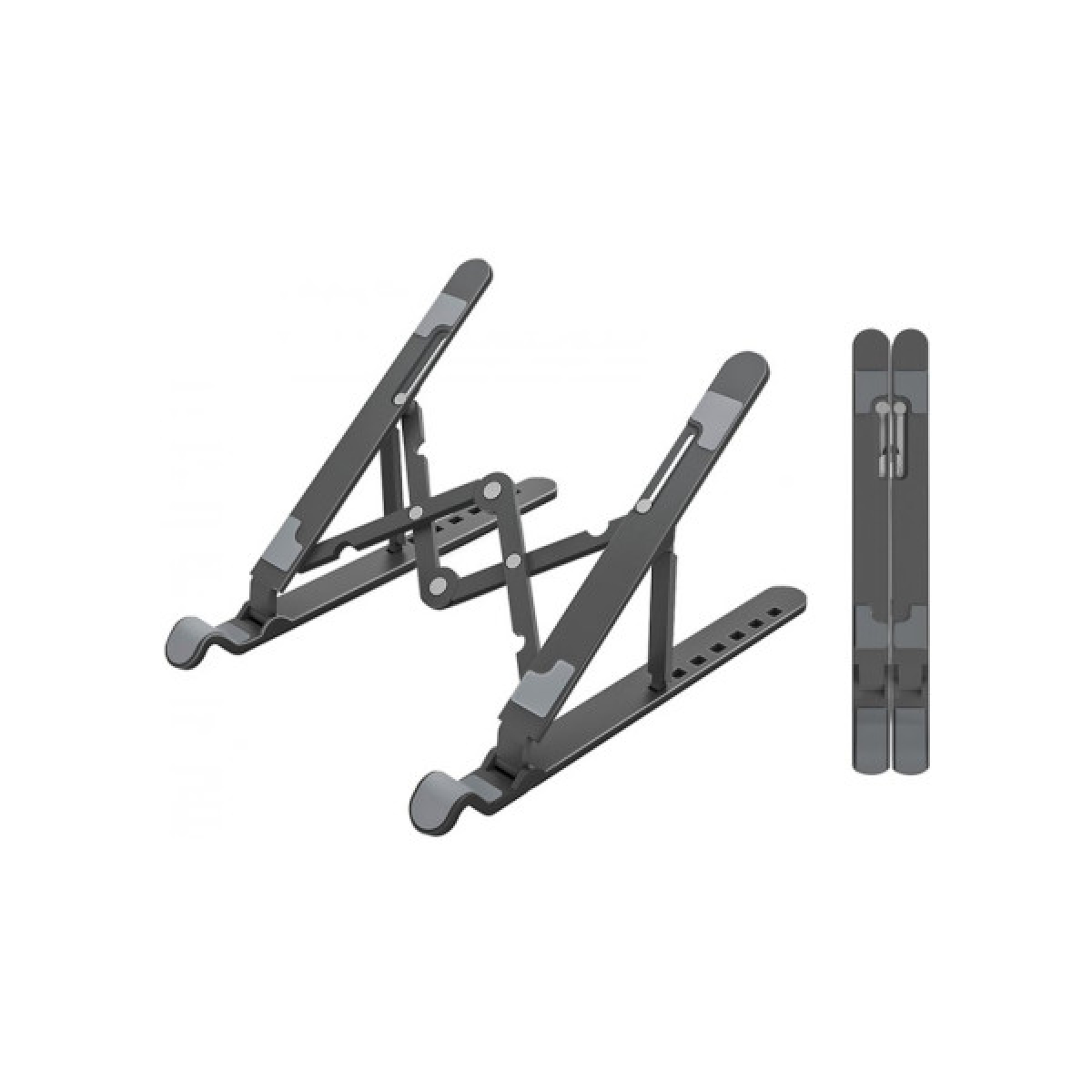 Підставка до ноутбука Orico 11-17", 7 position (15°-45°) plastic black (HS081836) - Фото 3