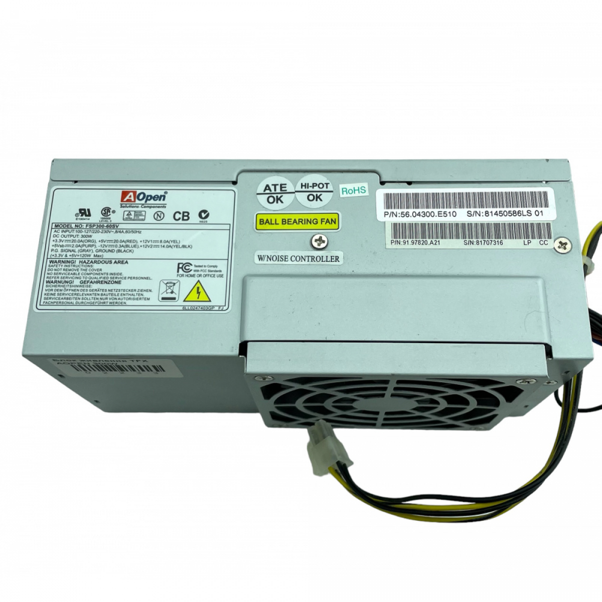 Блок живлення TFX AOPEN 300W (FSP300-60SV) - Фото 2