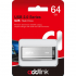 USB флеш накопичувач AddLink 64GB U25 Silver USB 2.0 (ad64GBU25S2) - Фото 4