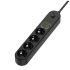 Сетевой фильтр питания ColorWay CW-CHE44PDB, 4 розетки/4USB 2M (CW-CHE44PDB) - Фото 1
