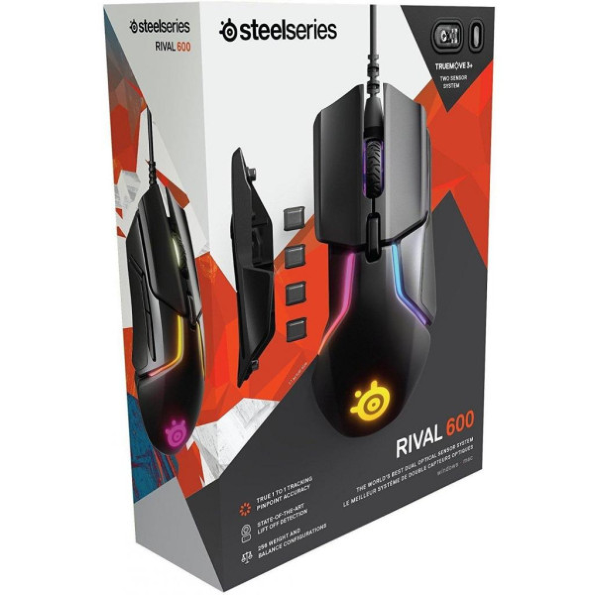 Мишка SteelSeries Rival 600 black (62446) - Фото 10