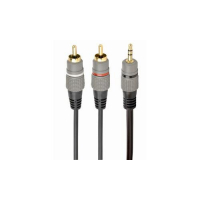 Аудіо-кабель Cablexpert DC3.5 > 2RCA mini-jack (M) > 2 тюльпана (M) 2.5 м (CCA-352-2.5M)