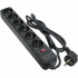 Сетевой фильтр питания Patron 1.8 m3*1mm2 (SP-1062) 6 розеток BLACK (EXT-PN-SP-1062) - Фото 1