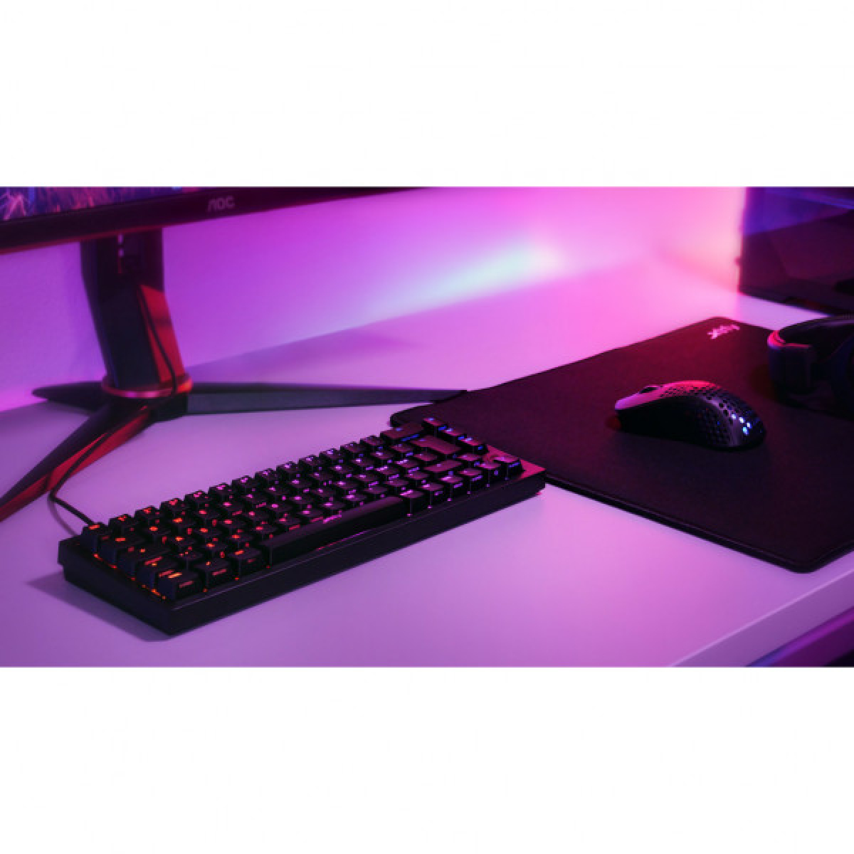 Клавіатура Xtrfy K5 68 keys Kailh Red Hot-swap RGB UA Black (K5-RGB-CPT-BLACK-R-UKR) - Фото 2