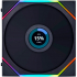 Кулер для корпуса Lian Li Reverse TL LCD 120-1, Black Cooler (G99.12RTLLCD1B.00) - Фото 1