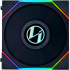 Кулер для корпуса Lian Li Reverse TL LCD 120-1, Black Cooler (G99.12RTLLCD1B.00) - Фото 2