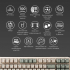 Клавіатура Ducky One 3 TKL Cherry MX Red UA USB Cream (DKON2187-RUAPXМAEGGC1) - Фото 3