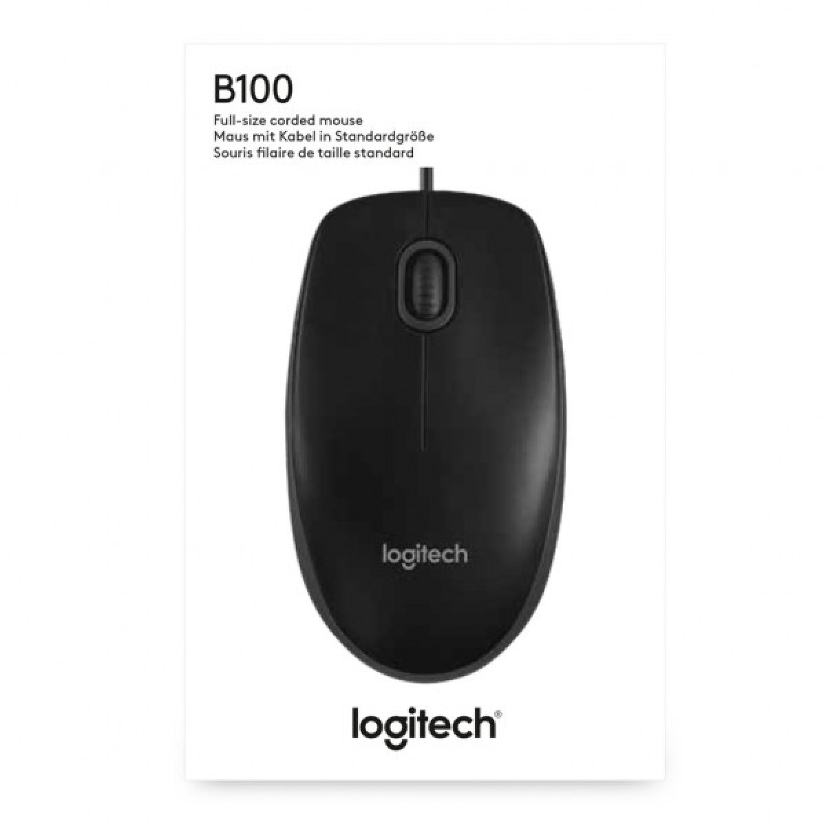 Мишка Logitech B100 (910-003357) - Фото 7