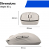 Мишка HP 400 Quiet Wireless/Bluetooth Maple (AZ7B6AA) - Фото 2