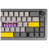 Клавіатура Epomaker EK68 65 Flamingo Switch Hot-Swap RGB Wireless/Bluetooth/USB UA Black (EK68-B-F) - Фото 2
