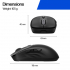 Мишка HP 700 Rechargeable Wireless/Bluetooth Black (AZ7B0AA) - Фото 3