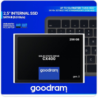 Накопитчувач SSD 2.5" 256GB GOODRAM (SSDPR-CX400-256-G2)