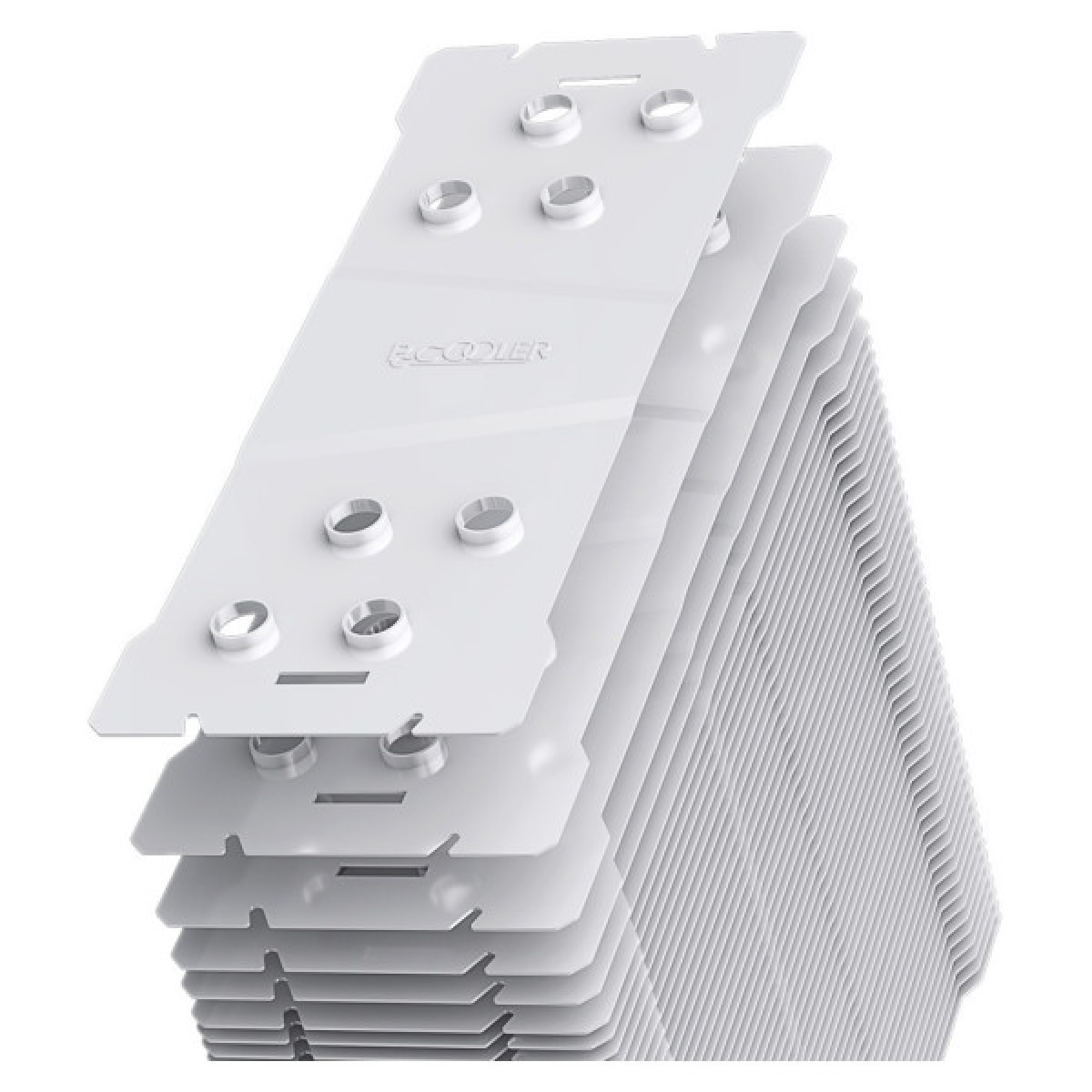 Кулер до процесора PcCooler K4 PLUS WH - Фото 6