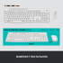 Комплект Logitech MK295 Silent UA Off-White (920-009824) - Фото 9