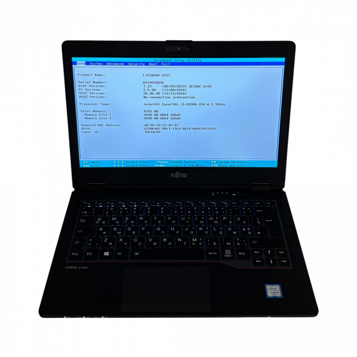 Ноутбук Fujitsu LifeBook U727 i5-6200U/8/256 SSD - Class A- - Фото 5
