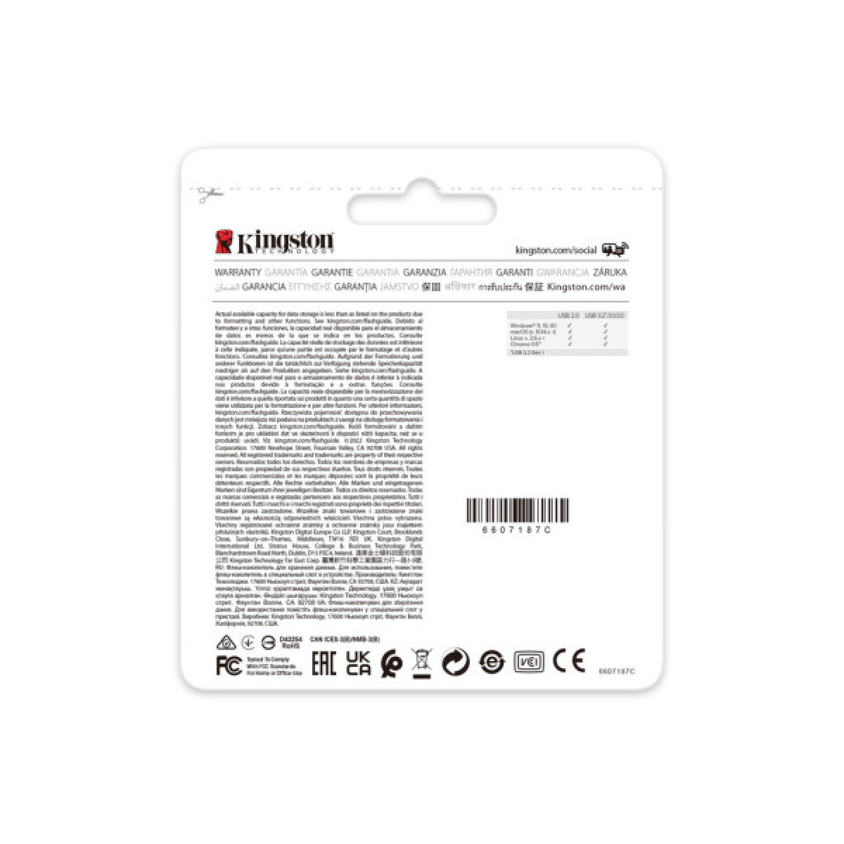 USB флеш накопичувач Kingston USB3.2 128GB Kingston DataTraveler Exodia Onyx (DTXON/128GB) - Фото 12