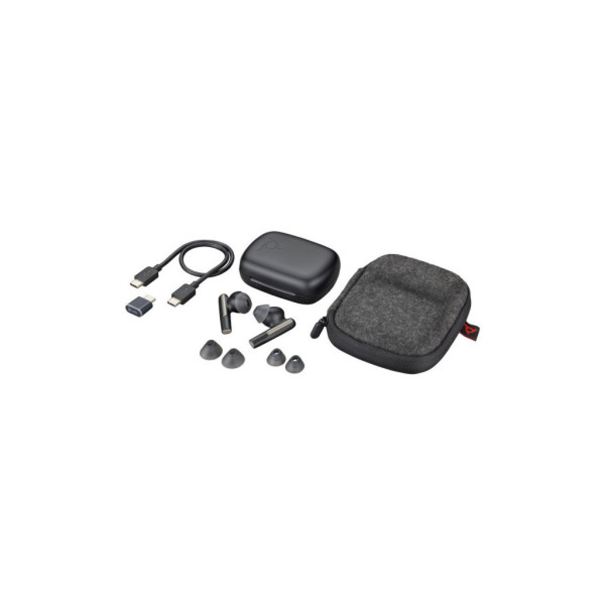 Наушники Poly Voyager Free 60 Earbuds + BT700C + BCHC Black (7Y8H4AA) - Фото 6