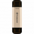 USB флеш накопичувач Transcend 128GB JetFlash 930 Gold-Black USB 3.2/Type-C (TS128GJF930C) - Фото 1