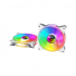 Кулер для корпуса Gamemax FN-12Rainbow-Q-Infinity WT - Фото 5