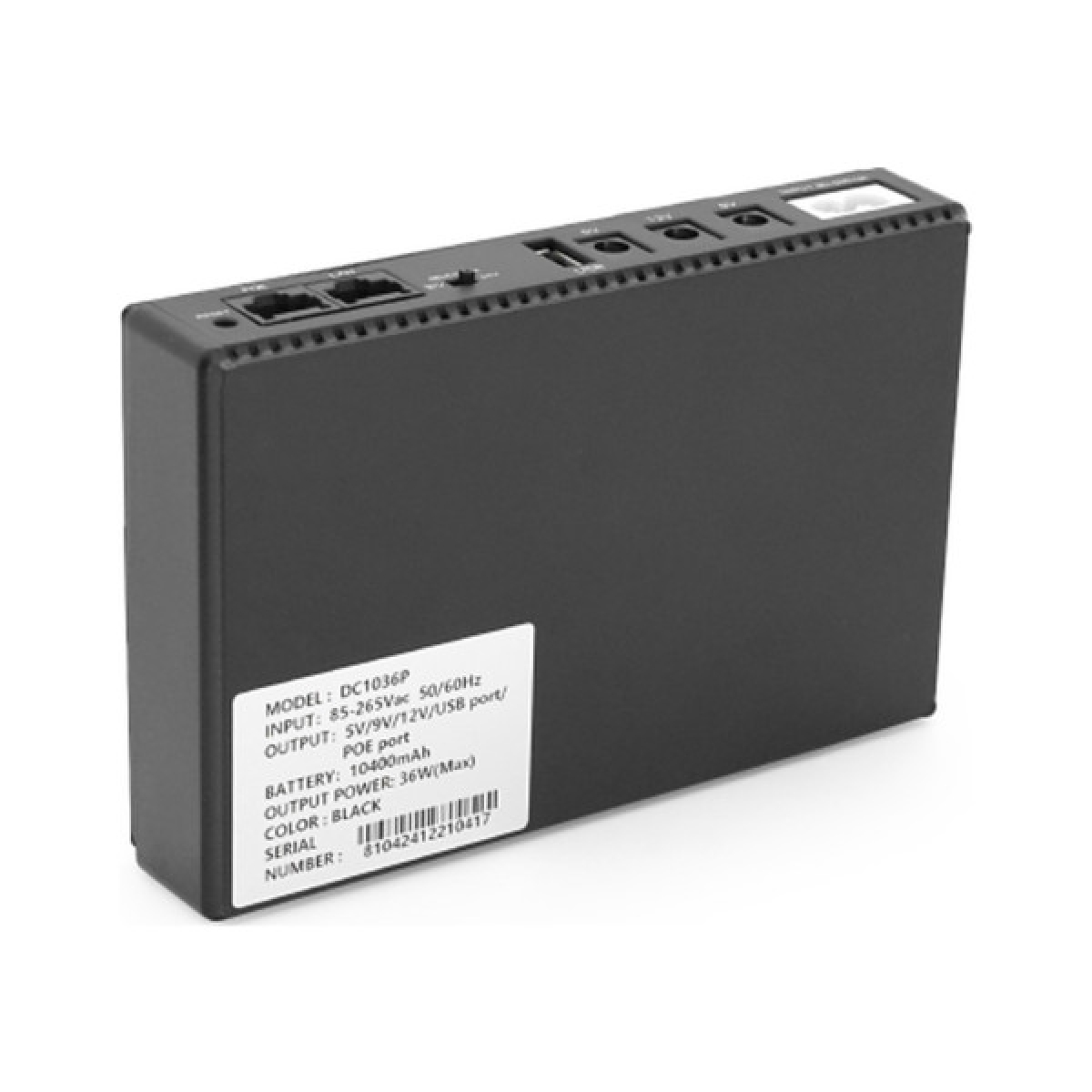 Источник бесперебойного питания Green Wave UPS-36W DC1036P-10 - Фото 3