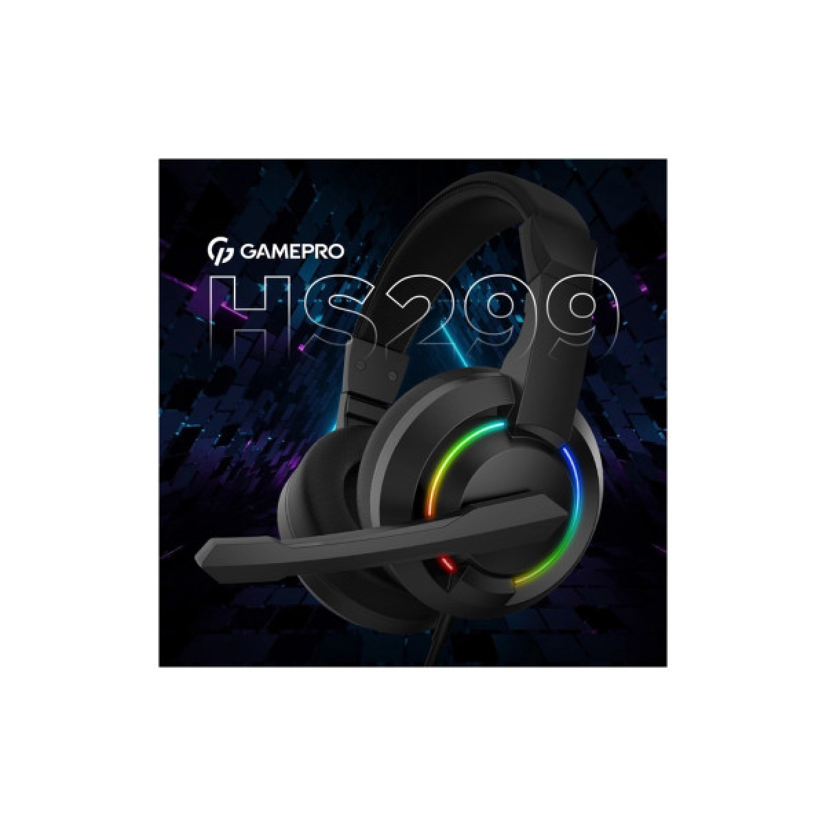Навушники GamePro HS299 RGB Black (HS299) - Фото 7