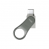 USB флеш накопичувач Silicon Power 128 GB DriveMobile C80 USB 3.1 + Type-C Silver (SP128GBUC3C80V1S) - Фото 2