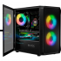 Корпус Logic concept PORTOS MESH+GLASS ARGB fans 3x120mm BLACK (AM-PORTOS-10-0000000-0002) - Фото 12