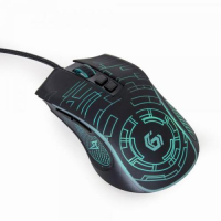 Миша Gembird MUSG-RGB-01, Black 3600 dpi, підсвітка