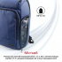 Рюкзак для ноутбука Promate 17.3" TrekPack-BP Blue (trekpack-bp.blue) - Фото 3