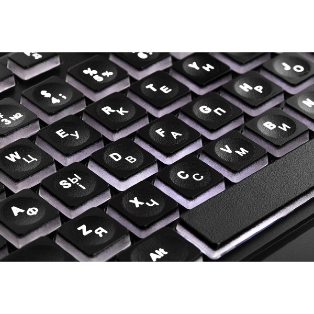 Клавіатура 2E KS120 White backlight USB Black (2E-KS120UB) - Фото 12