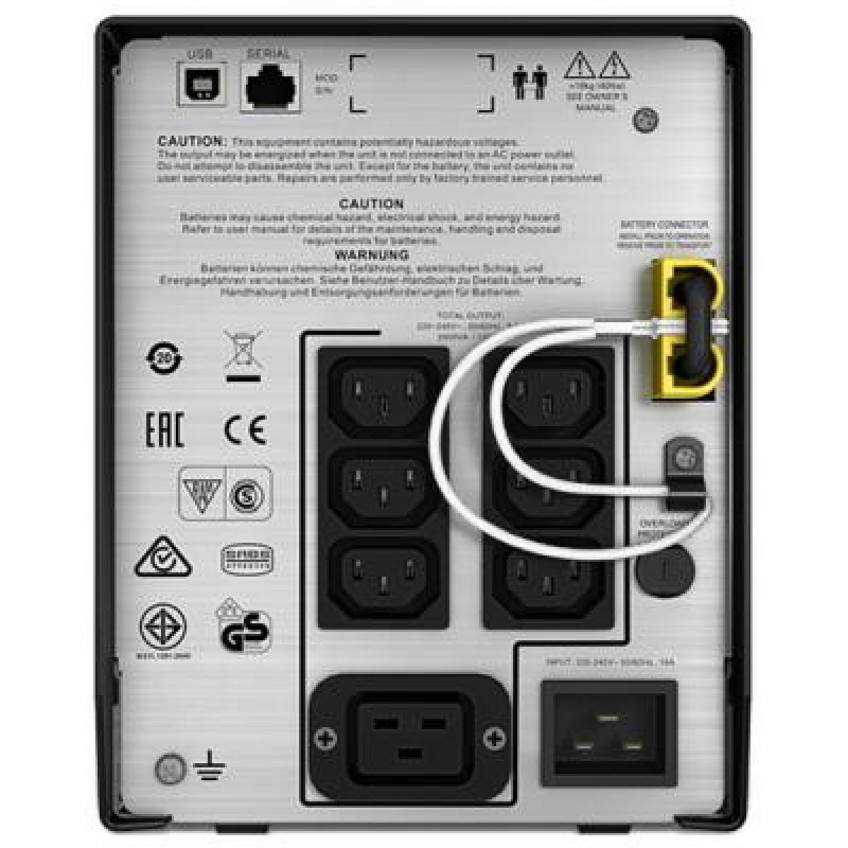 Пристрій безперебійного живлення APC Smart-UPS C 2000VA LCD 230V (SMC2000I) - Фото 2