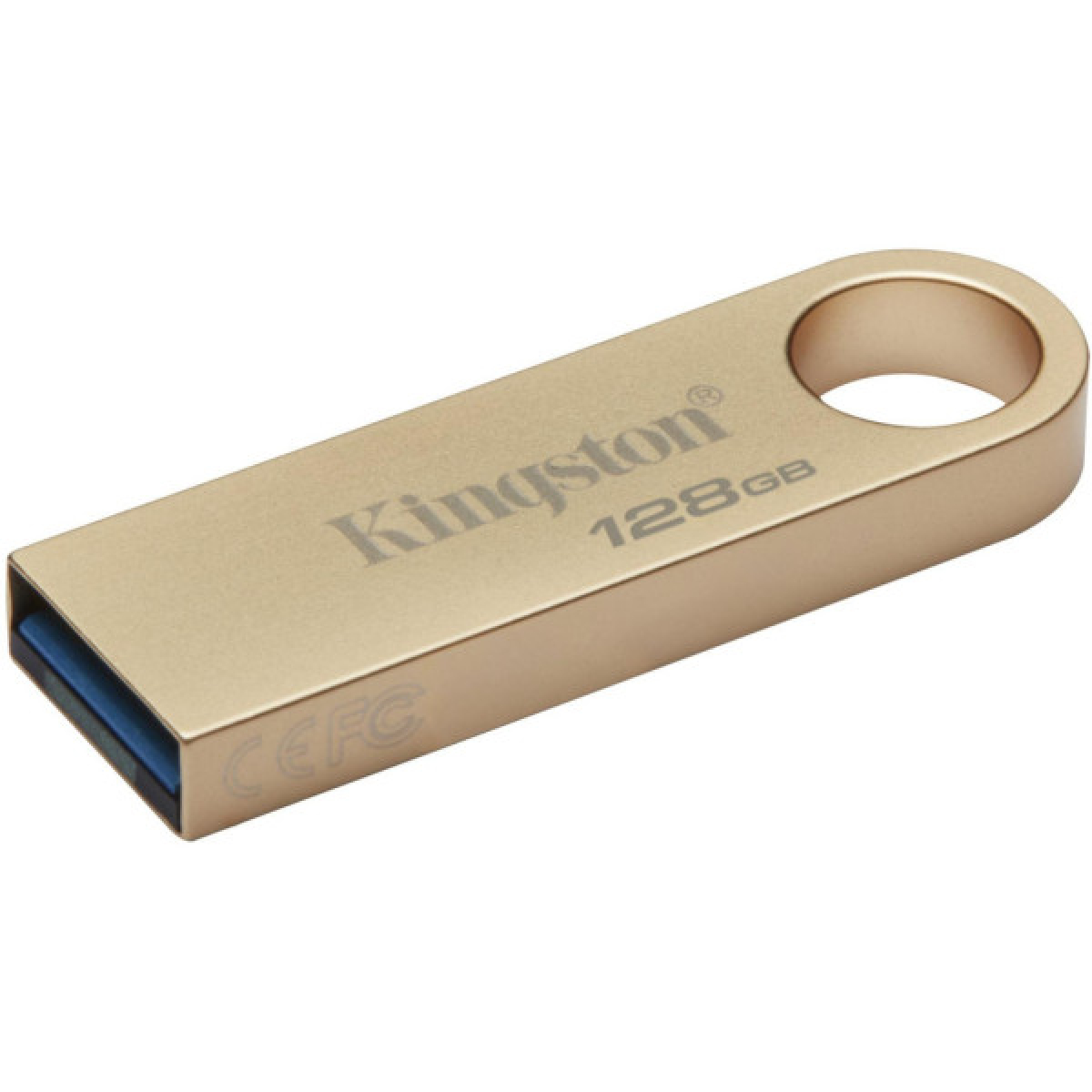 USB флеш накопичувач Kingston 128GB DataTraveler SE9 G3 Gold USB 3.2 (DTSE9G3/128GB) - Фото 2