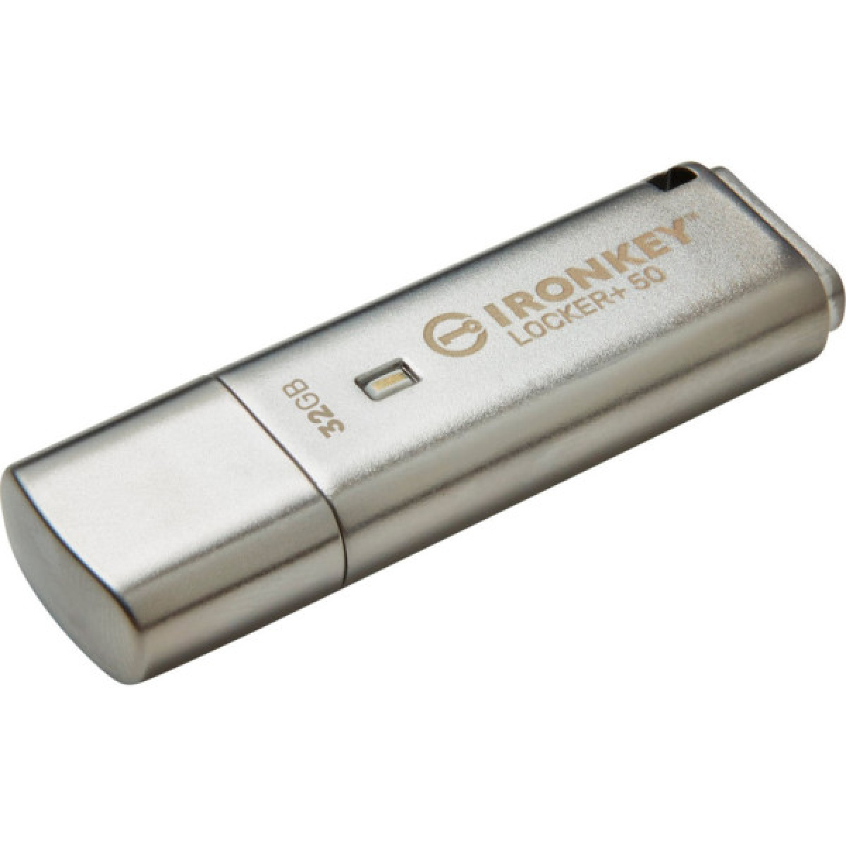 USB флеш накопичувач Kingston 32GB IronKey Locker Plus 50 AES Encrypted USB 3.2 (IKLP50/32GB) - Фото 2