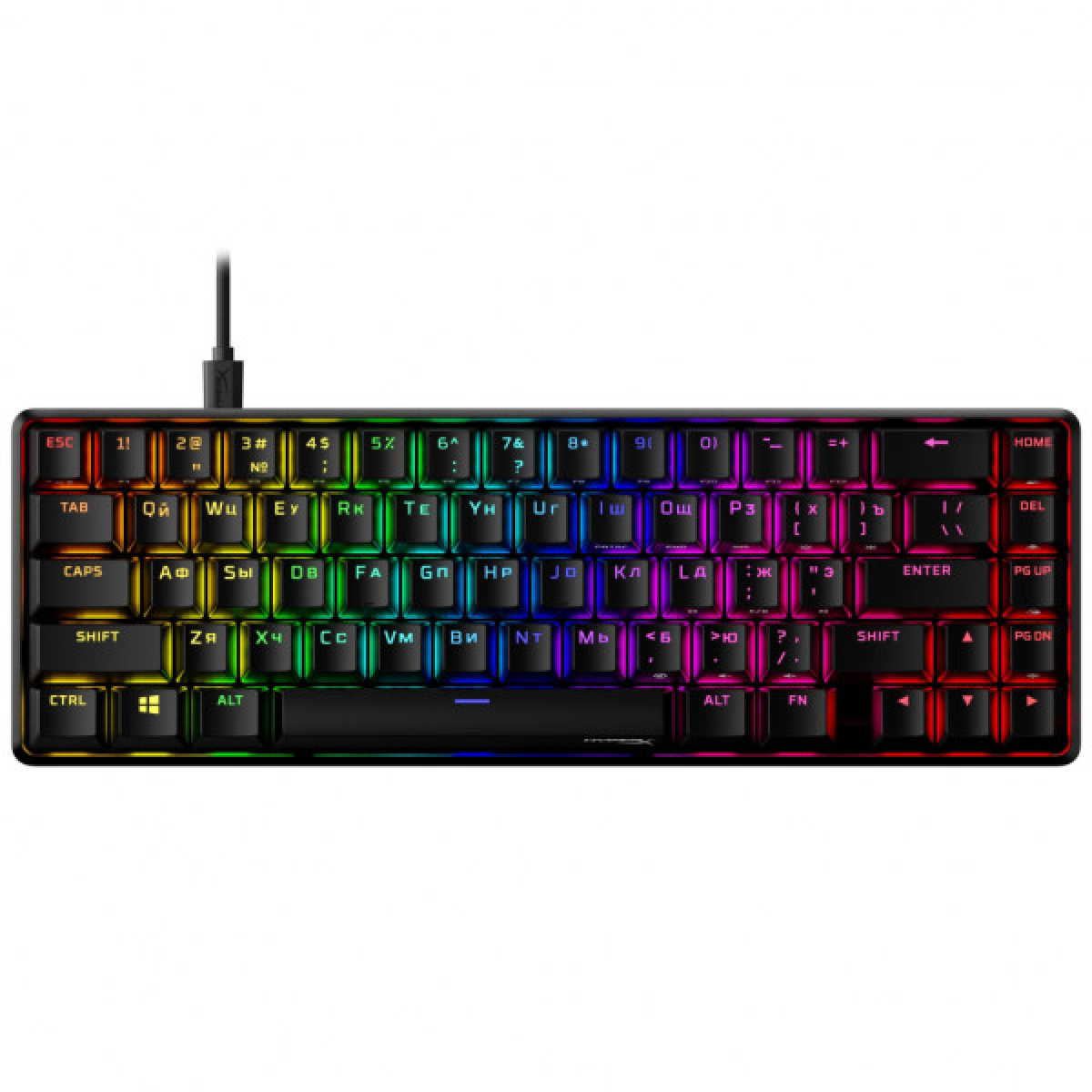 Клавіатура HyperX Alloy Origins 65 HX Red (4P5D6AX) - Фото 1