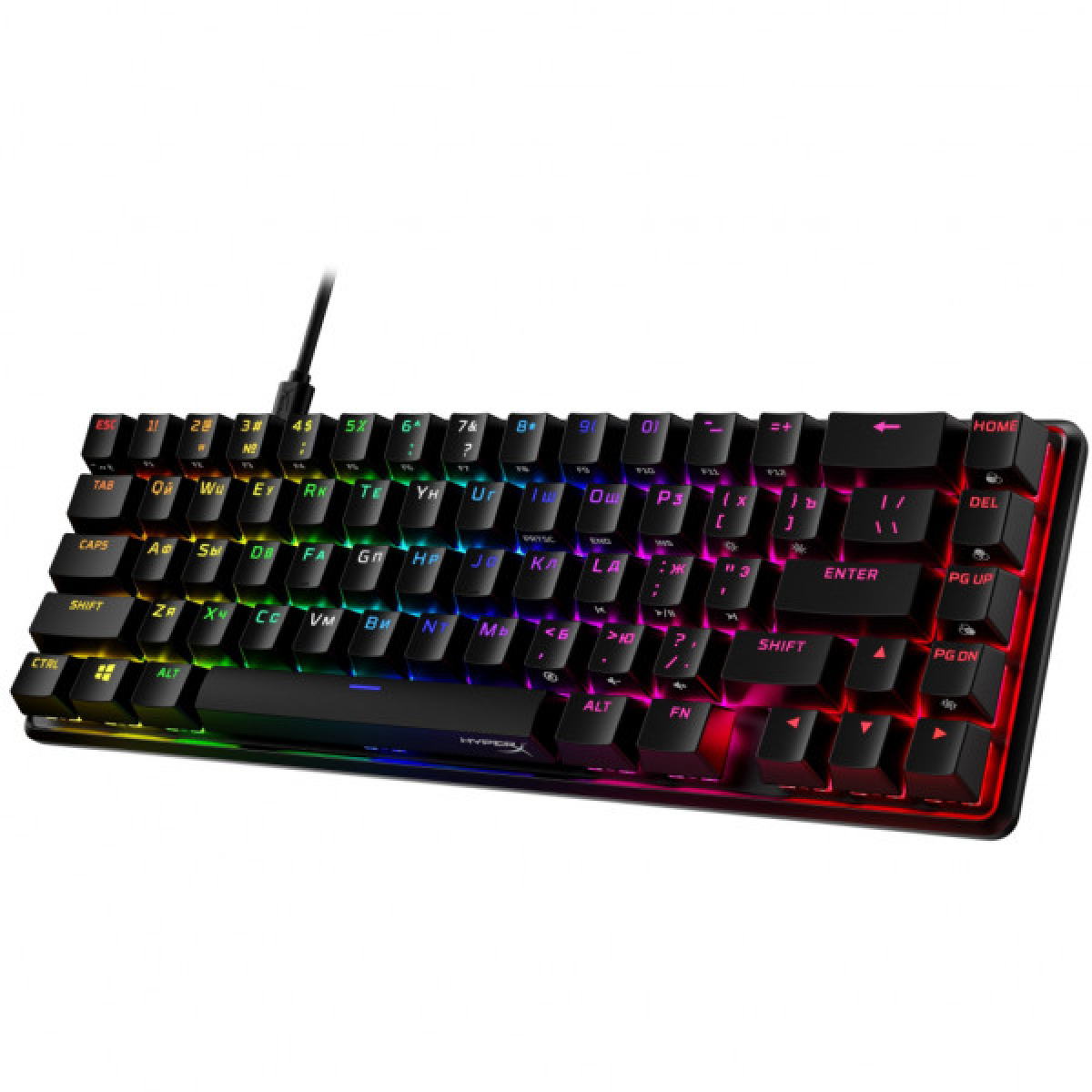 Клавіатура HyperX Alloy Origins 65 HX Red (4P5D6AX) - Фото 3