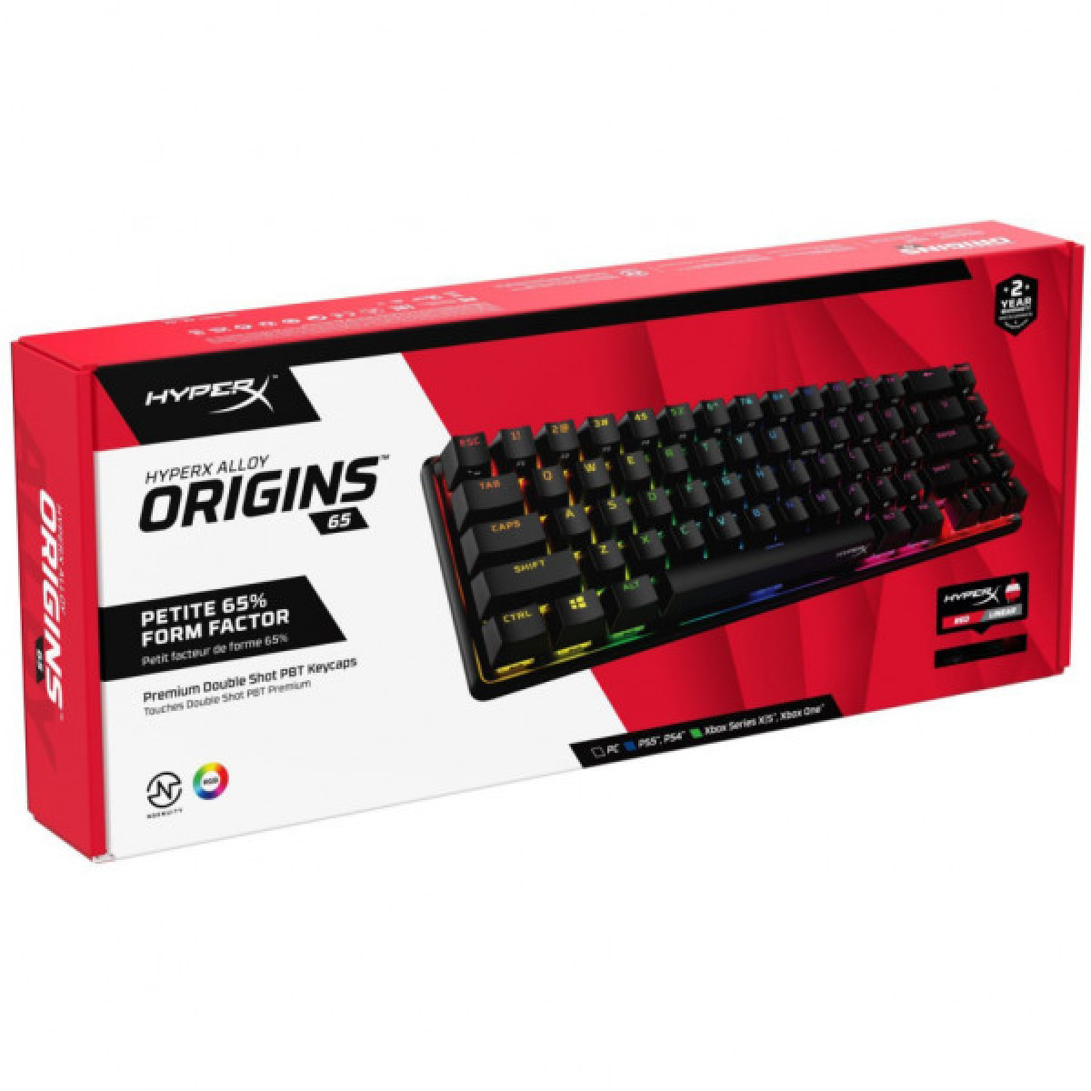 Клавіатура HyperX Alloy Origins 65 HX Red (4P5D6AX) - Фото 8