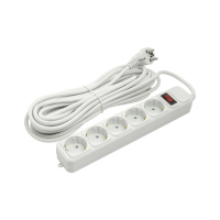 Сетевой фильтр питания PowerPlant 10 м, 5 розеток (JY-1056/10) (PPSA10M100S5)