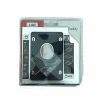 Фрейм-переходник для ноутбука Maiwo, Black, 9.5 мм, для SATA 2.5