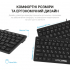 Клавіатура OfficePro SK240 USB Black (SK240) - Фото 5