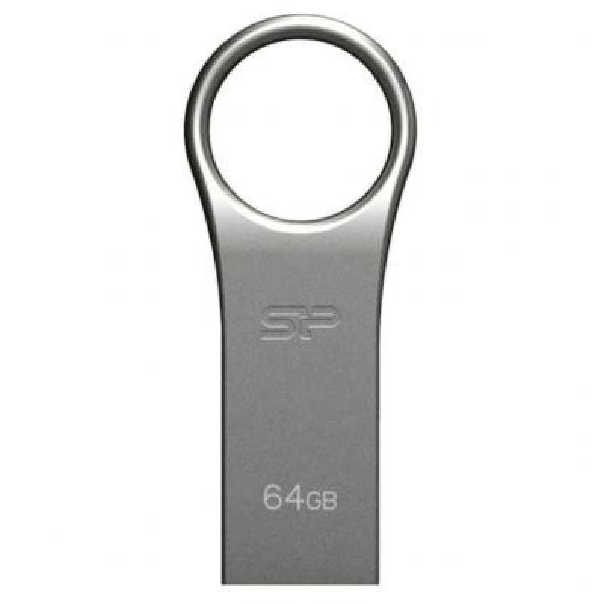 USB флеш накопичувач Silicon Power 64GB Firma F80 Silver USB 2.0 (SP064GBUF2F80V1S) - Фото 1