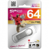 USB флеш накопичувач Silicon Power 64GB Firma F80 Silver USB 2.0 (SP064GBUF2F80V1S) - Фото 4