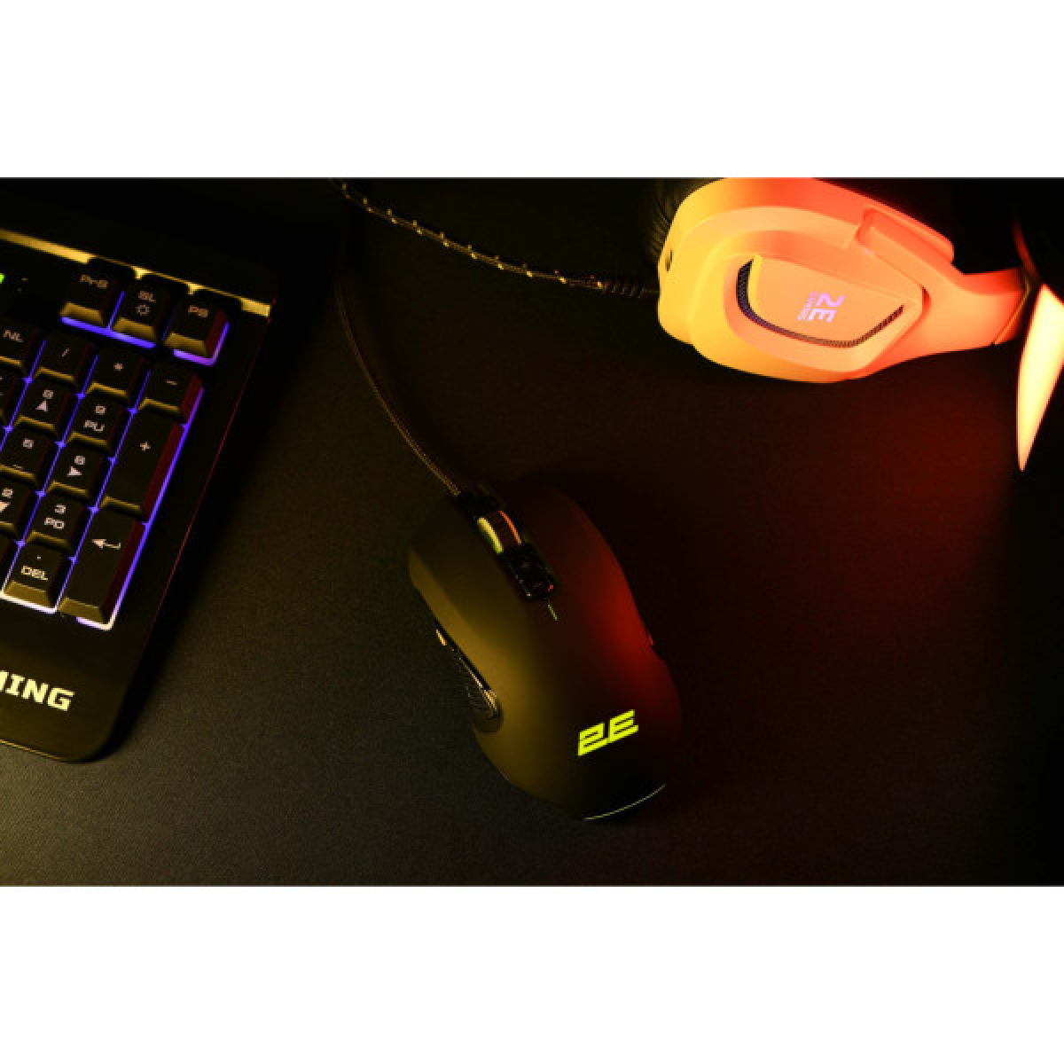 Мишка 2E MG310 LED USB Black (2E-MG310UB) - Фото 7