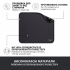Килимок для мишки Logitech Mouse Pad Studio Series Graphite (956-000049) - Фото 4