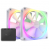 Кулер до корпусу NZXT F140RGB Twin (White) (RF-R14DF-W1) - Фото 1