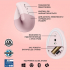 Мишка Logitech Lift Vertical Ergonomic Wireless/Bluetooth Rose (910-006478) - Фото 6